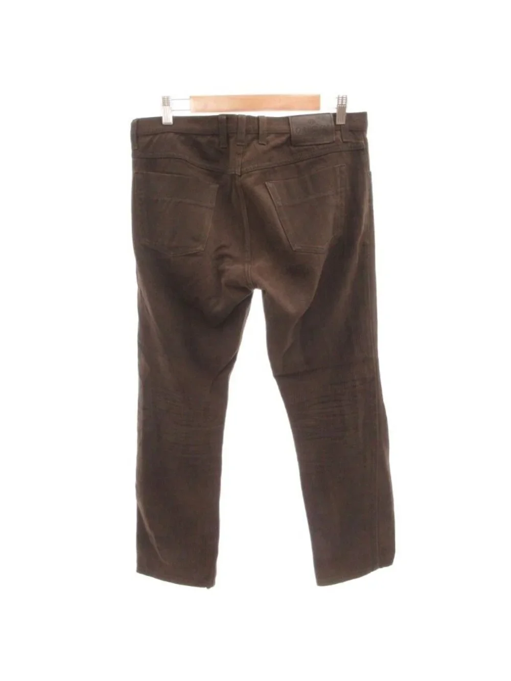 Gucci Corduroy Pants Straight Cotton Brown 46